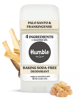 HUMBLE Aluminum-Free Deodorant Palo Santo & Frankincense front view