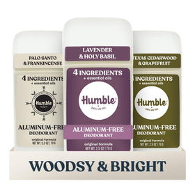 HUMBLE Aluminum-Free Deodorant Palo Santo & Frankincense front view