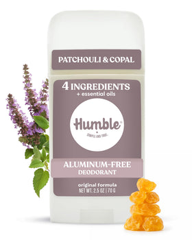 HUMBLE Aluminum-Free Deodorant Patchouli & Copal front view