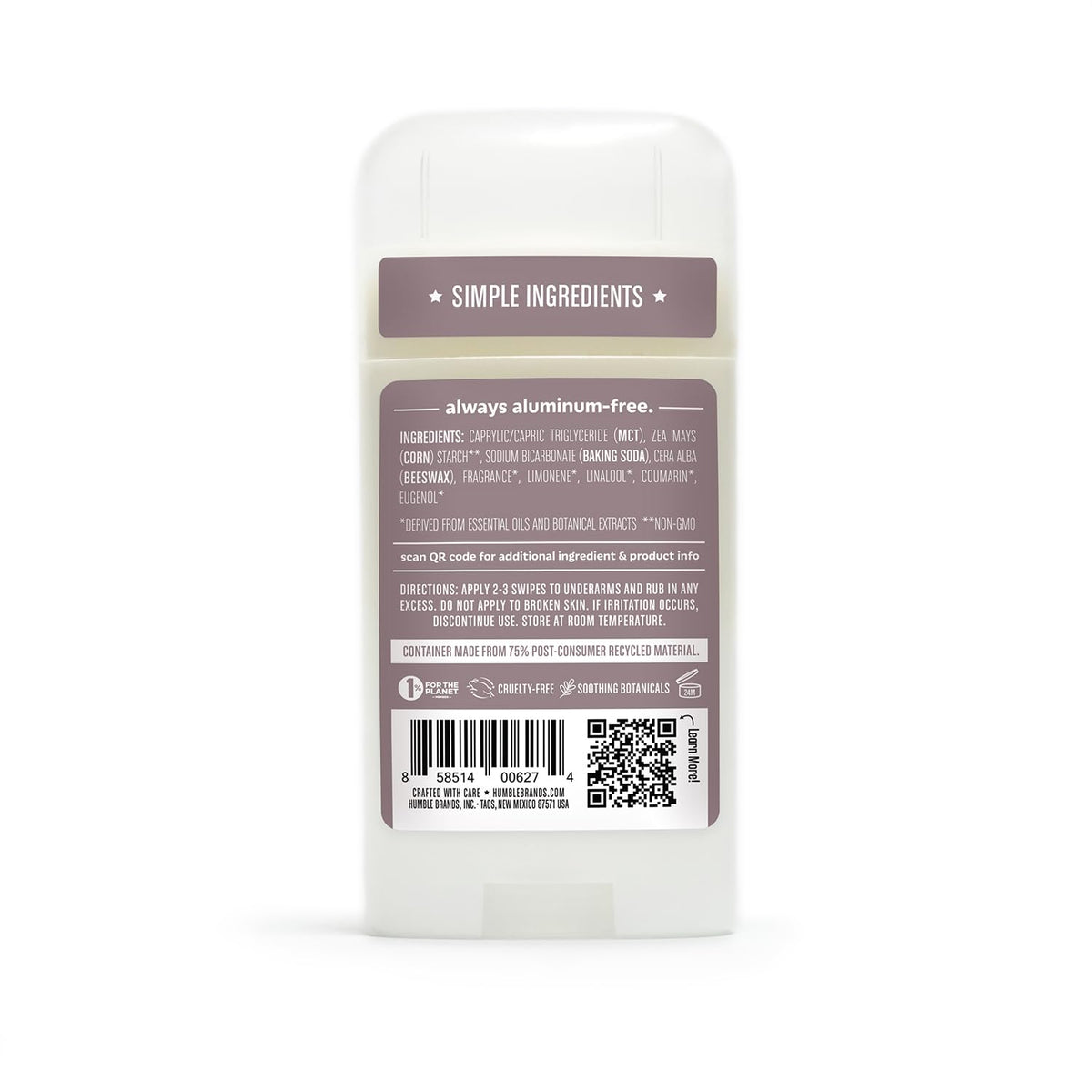 HUMBLE Aluminum-Free Deodorant Patchouli & Copal lifestyle scene
