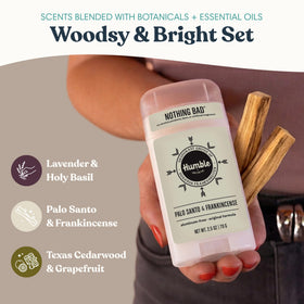 HUMBLE Aluminum-Free Deodorant variety pack packaging