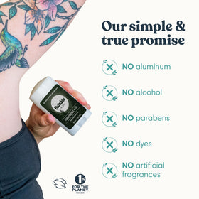 HUMBLE deodorant packaging with Frankincense & Fir label