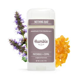 HUMBLE Patchouli Copal Frankincense Deodorant back view