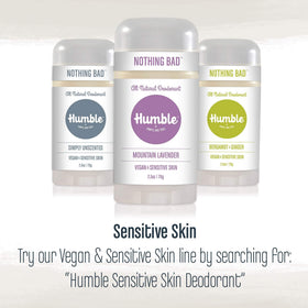 HUMBLE Patchouli Copal Frankincense Deodorant with natural ingredients