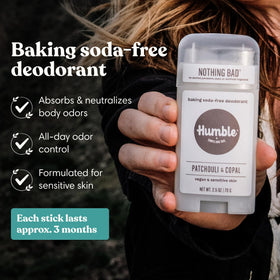 HUMBLE SIMPLE AND TRUE. Patchouli & Copal deodorant stick