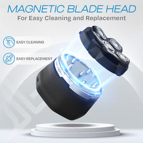 HUMMINGBIRD MK3 Head Shaver in premium leatherette travel case