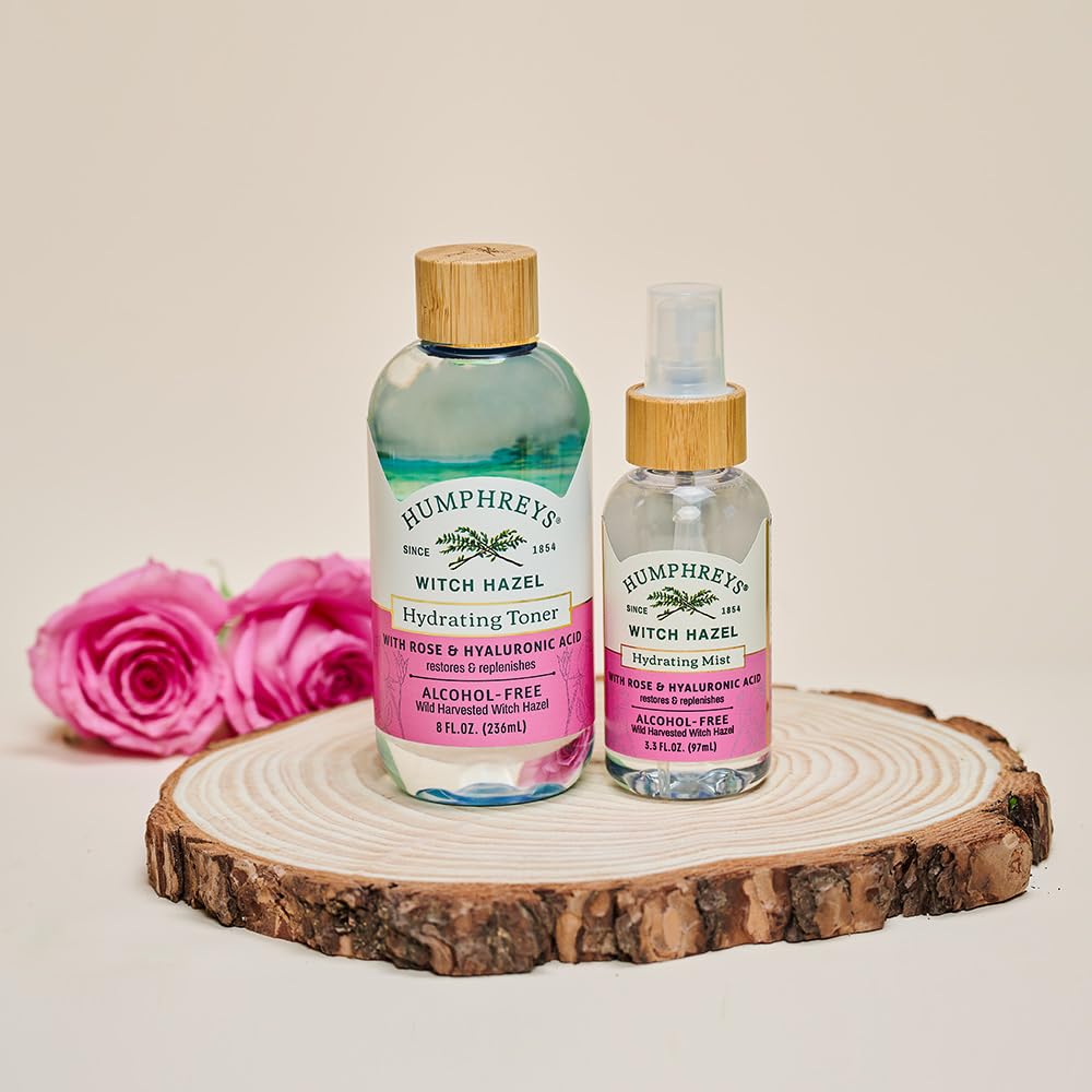 Humphreys Witch Hazel Hydrating Toner with Rose bottle cap view