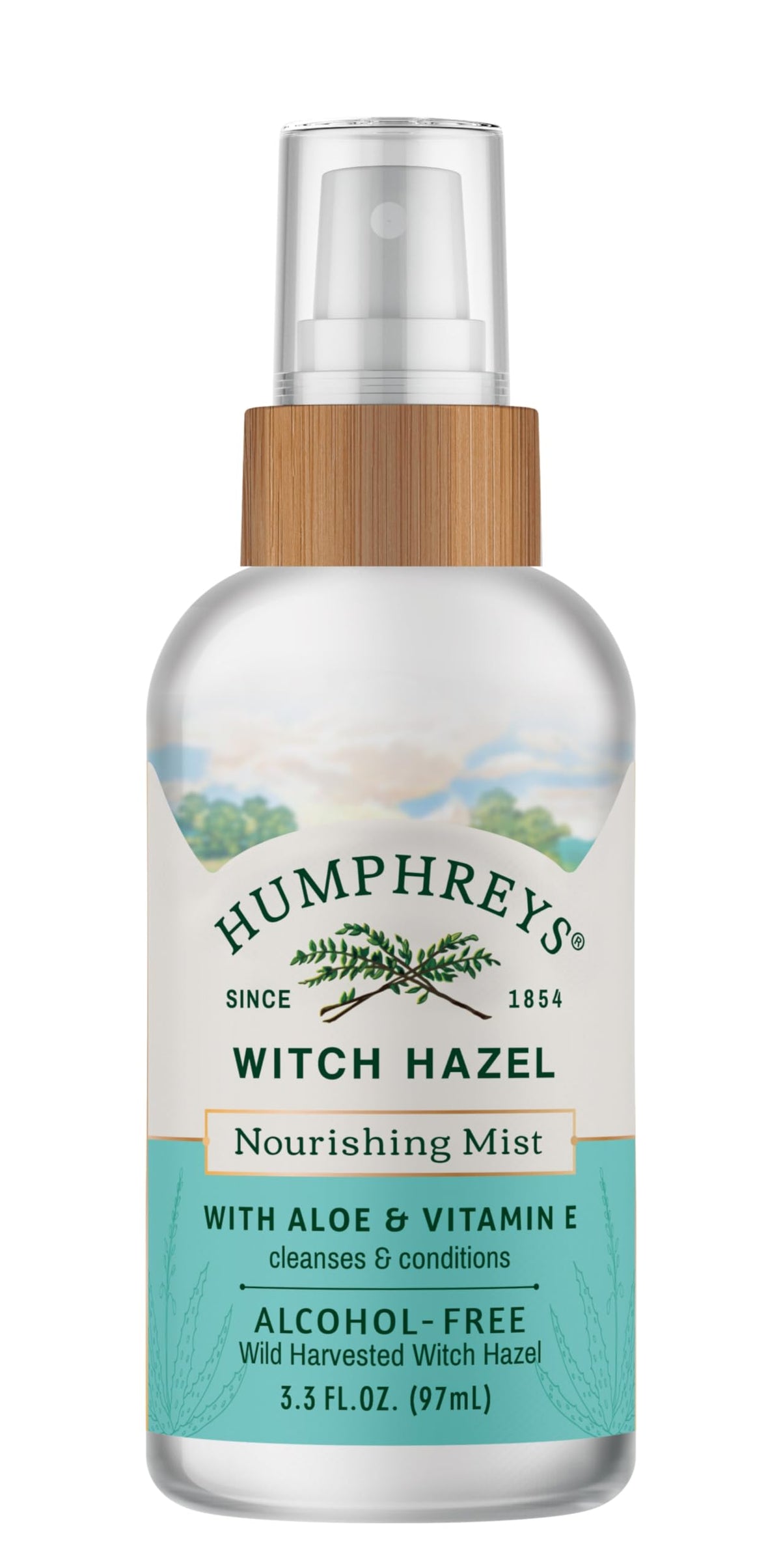 Humphreys Witch Hazel Nourishing Toner Mist Spray 3.3 Fl Oz front view