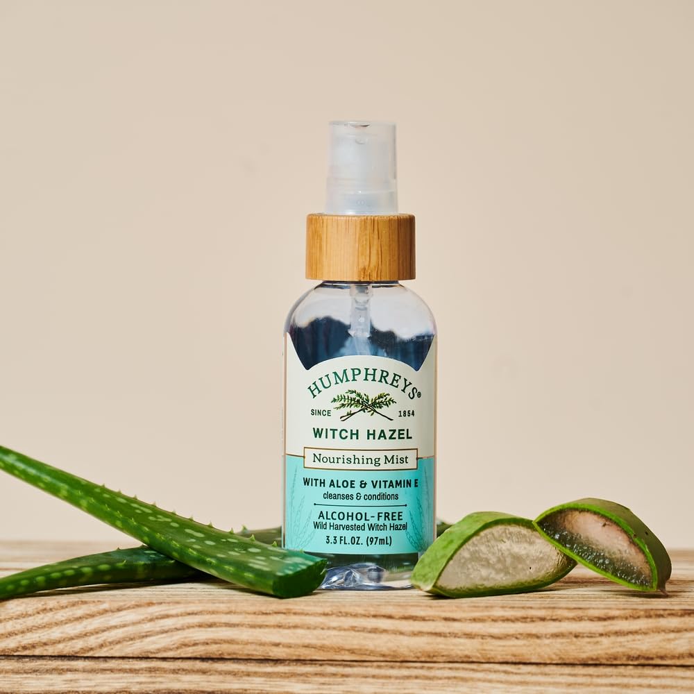 Humphreys Witch Hazel Nourishing Toner Mist Spray 3.3 Fl Oz in lifestyle setting