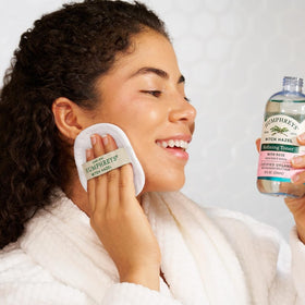 Humphreys Witch Hazel Refining Toner with Rose bottle close-up