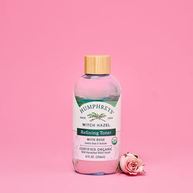 Humphreys Witch Hazel Refining Toner with Rose lifestyle scene