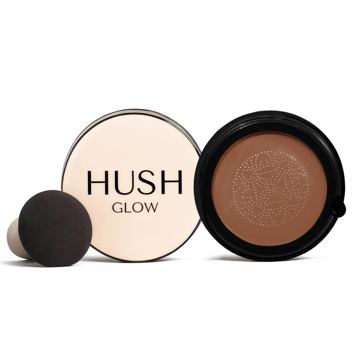 Hush Glow Foundation Cushion SPF 30 Deep Mocha front view