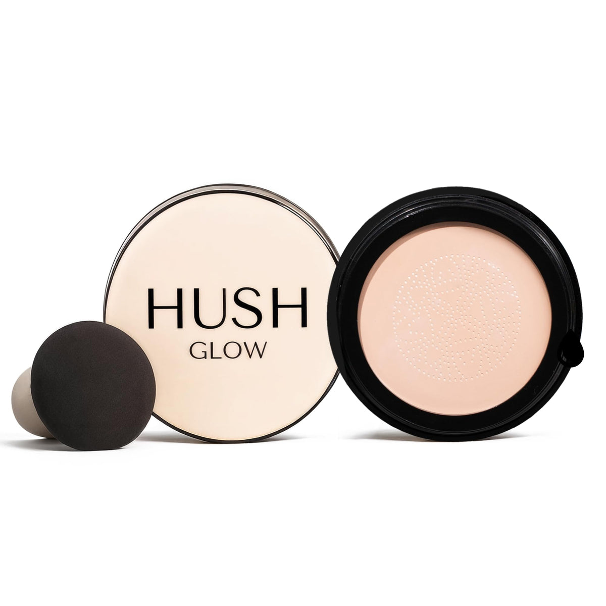 Hush Glow Foundation Cushion SPF 30 front view in ivory