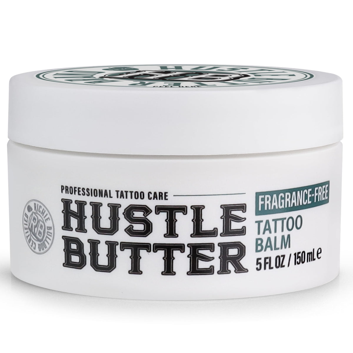 Hustle Butter Deluxe 5oz Tattoo Aftercare Balm with natural ingredients