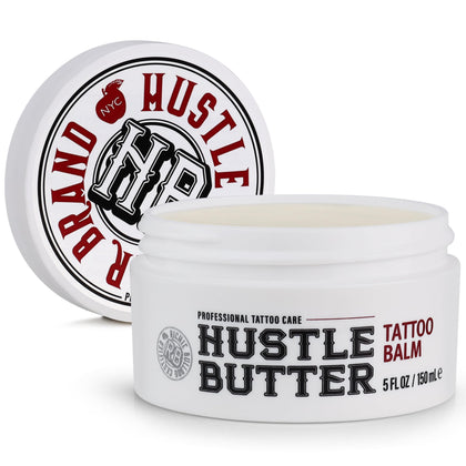 Hustle Butter Deluxe Tattoo Aftercare Balm 5oz front view