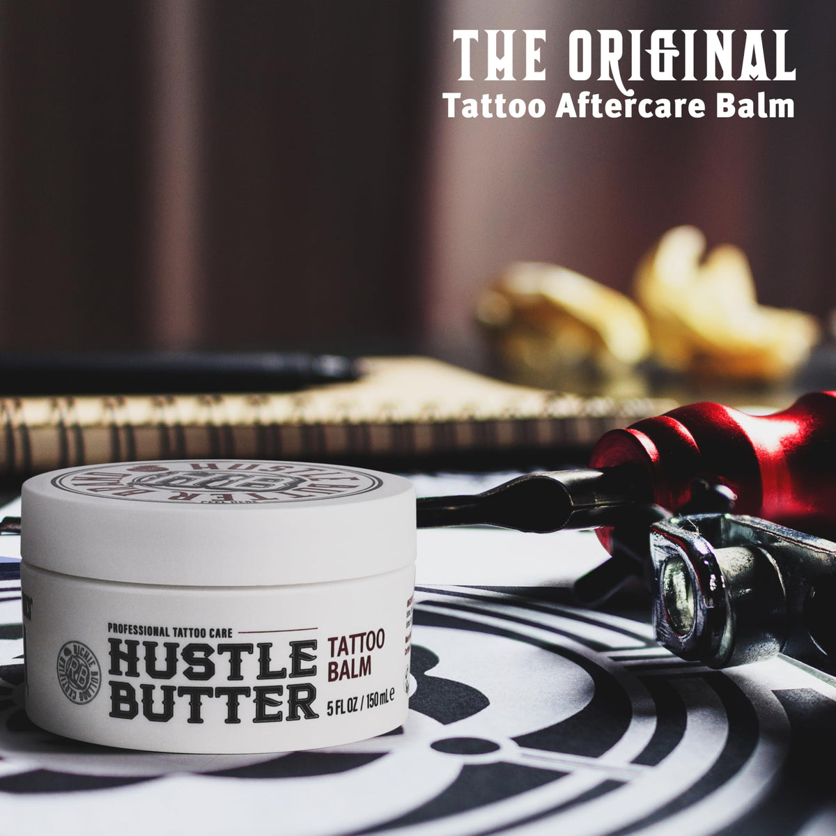 Hustle Butter Deluxe Tattoo Aftercare Balm texture close-up