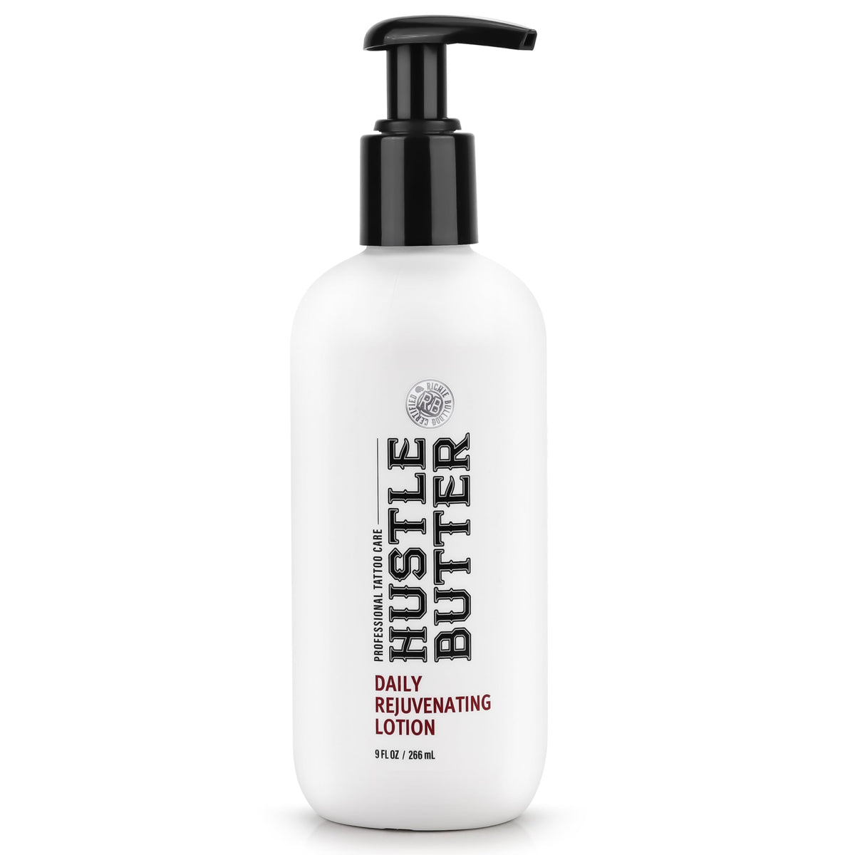 Hustle Butter Deluxe Tattoo Aftercare Daily Moisturizing Lotion 9 fl oz front view