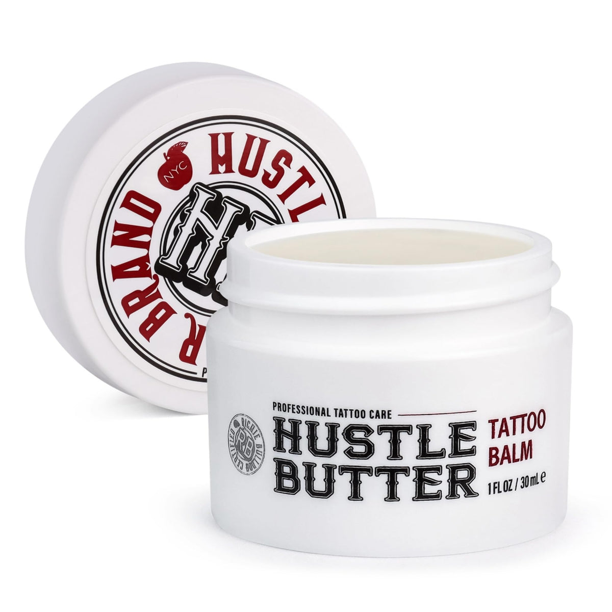 Hustle Butter Deluxe Tattoo Butter 1 oz front view