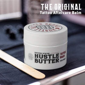 Hustle Butter Deluxe Tattoo Butter 1 oz packaging