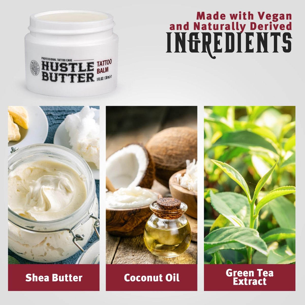 Hustle Butter Deluxe Tattoo Butter 1 oz texture close-up