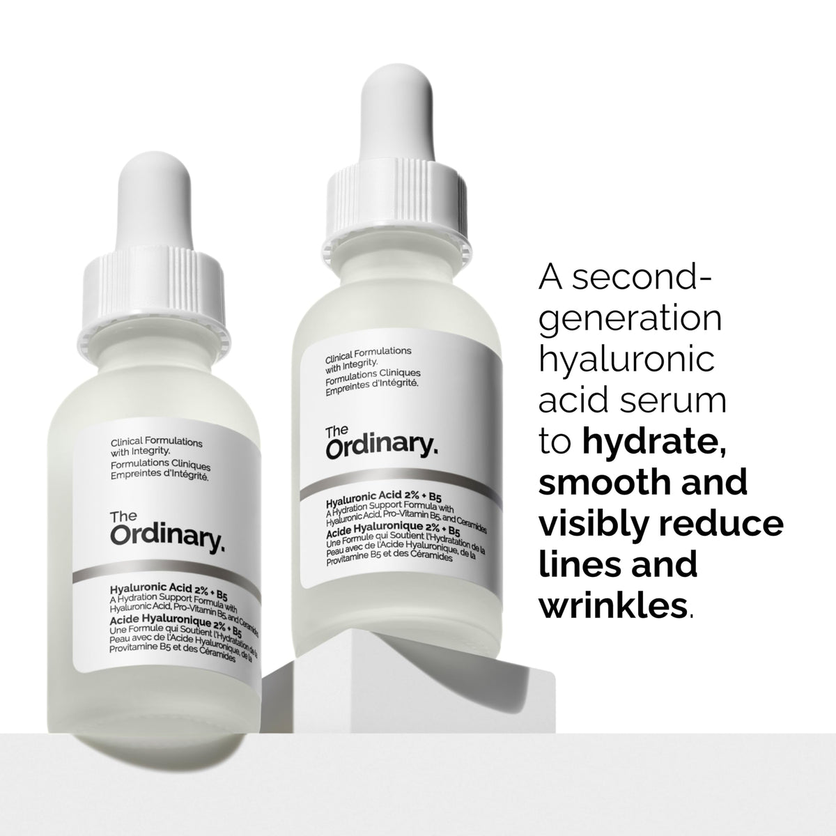 Hyaluronic Acid 2% + B5 serum bottle
