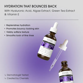 Hyaluronic Acid Body Cream being applied