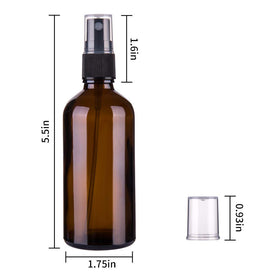 Hydior Amber Glass Spray Bottle pack display