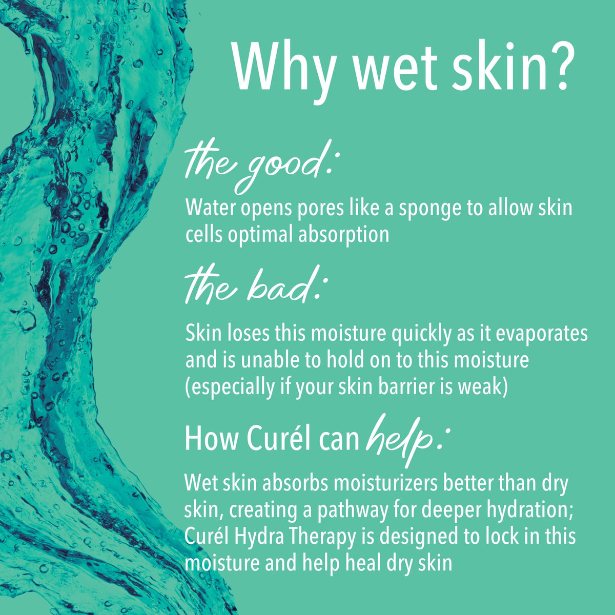 Hydra Therapy In Shower Lotion texture close-up