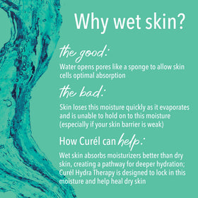 Hydra Therapy In Shower Lotion texture close-up