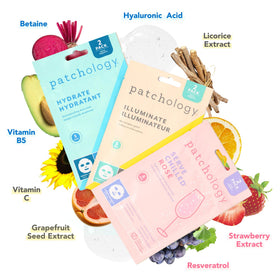 Hydrating face mask from Patchology with Hyaluronic Acid