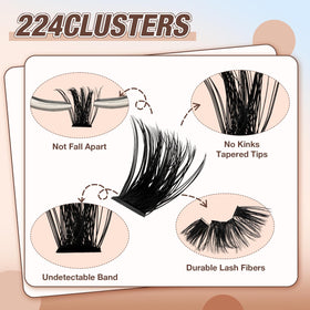 Hypoallergenic lash bond and seal for lasting hold