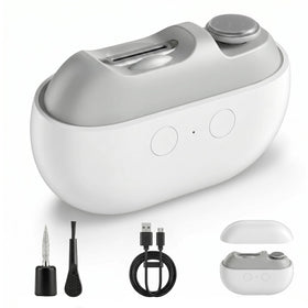 Hypoet Electric Nail Clipper front view with USB-C charging port