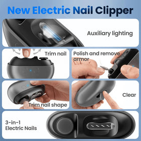 Hypoet Electric Nail Clippers displayed with gift wrapping