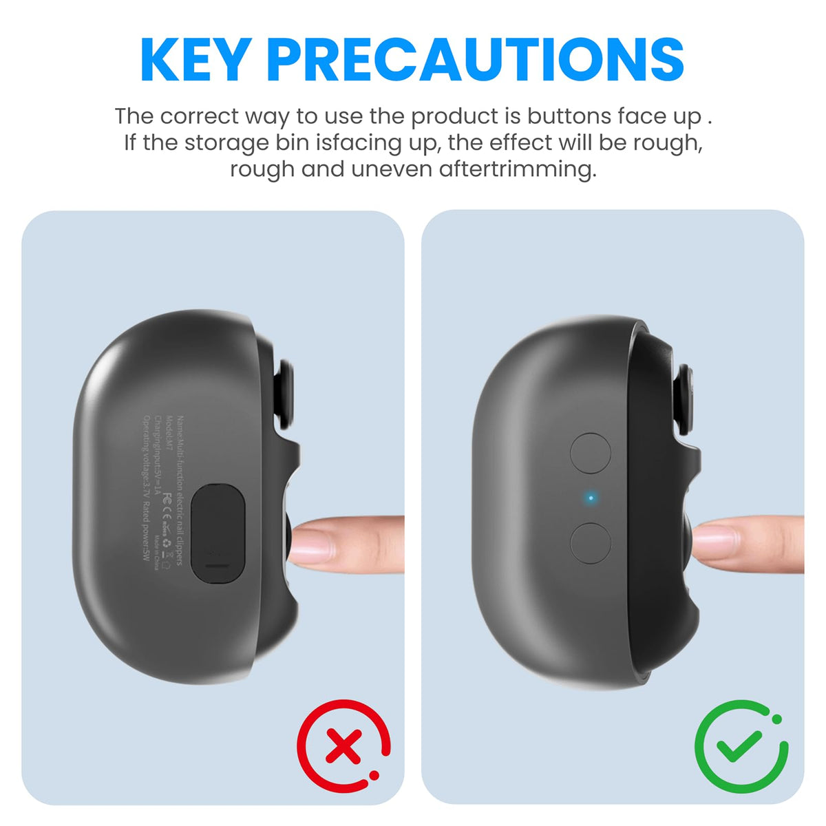 Hypoet Electric Nail Clippers with user-friendly design