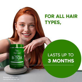 I Belli Capelli Ravenna B-tox Organic Hair Mask in a bathroom setting
