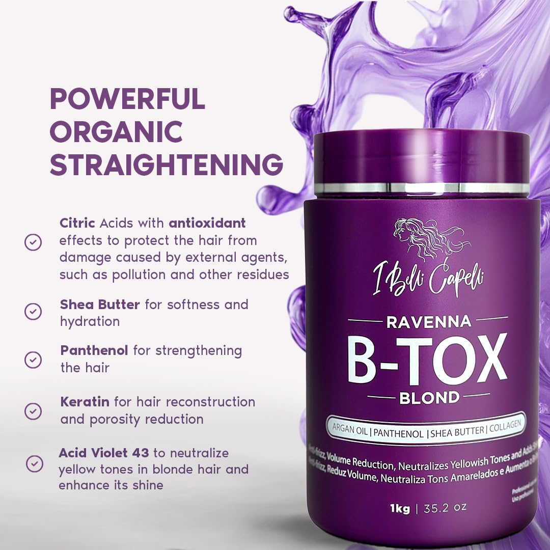 I Belli Capelli Ravenna Hair B-tox texture close-up