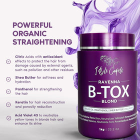 I Belli Capelli Ravenna Hair B-tox texture close-up