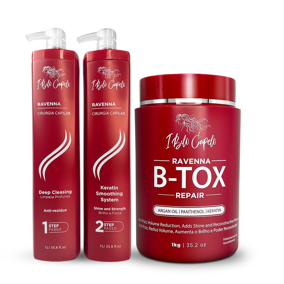 I Belli Capelli Ravenna Professional Keratin Hair B-tox 3x1L front view