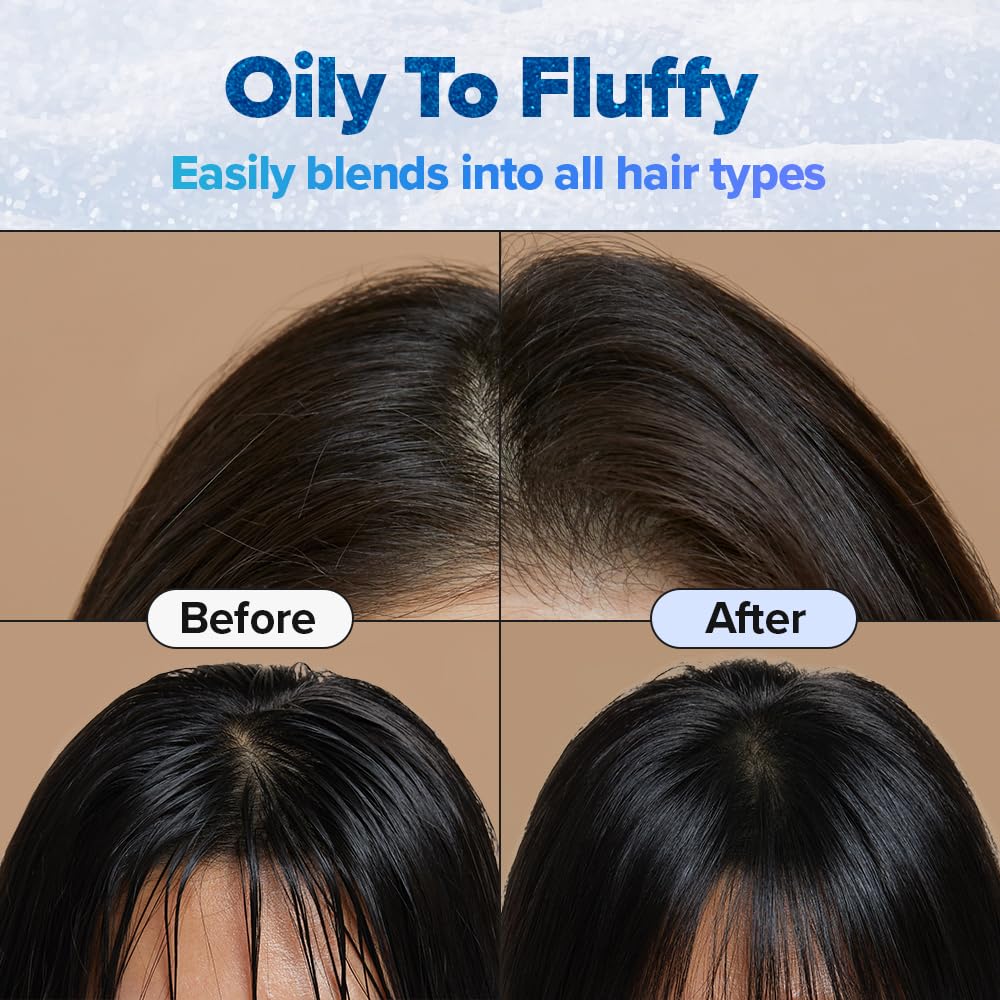 I DEW CARE Tap Secret Dry Shampoo Powder application scene