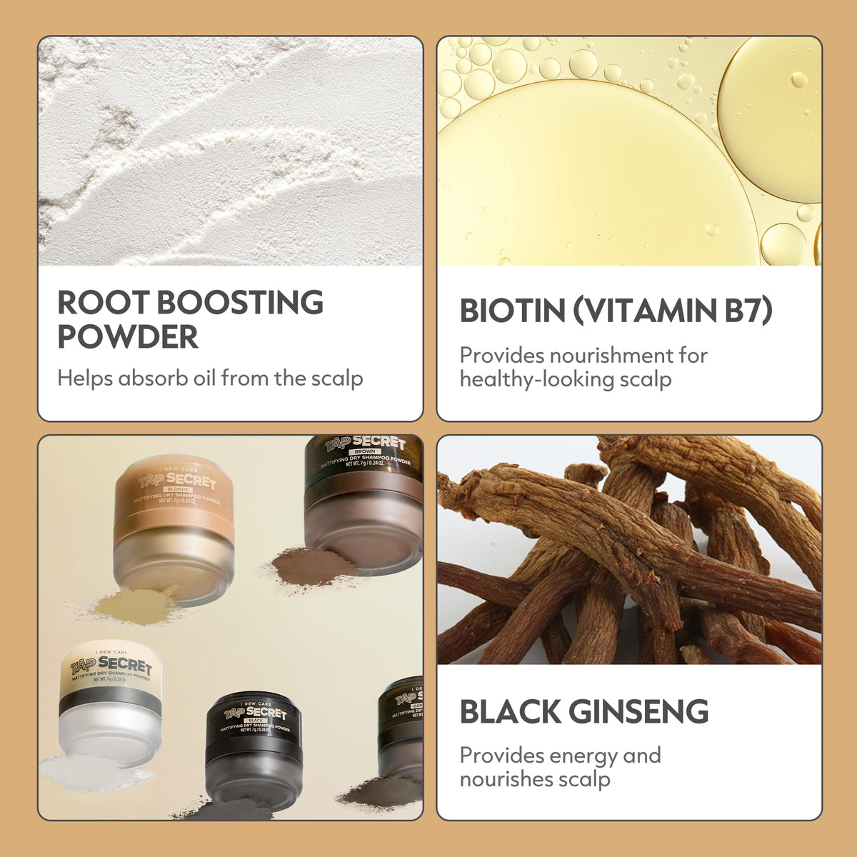 I DEW CARE Tap Secret Dry Shampoo Powder Brown lifestyle use