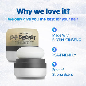 I DEW CARE Tap Secret Dry Shampoo Powder lifestyle image