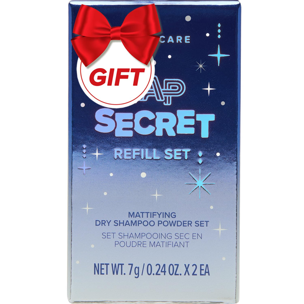I DEW CARE Tap Secret Dry Shampoo Powder Refill Set front view