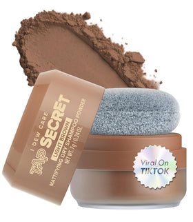 I DEW CARE Tap Secret Mattifying Dry Shampoo Powder Light Brown front view