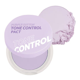 I'M MEME Purple Cotton Tone Control Pact front view