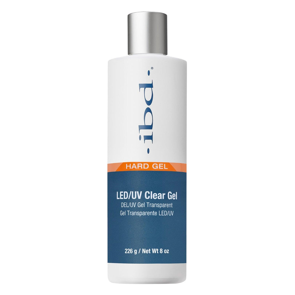 IBD Hard Gel Builder for Nails 8 oz clear bottle with label