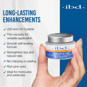 IBD Hard Gel Builder Gel Pink II application scene