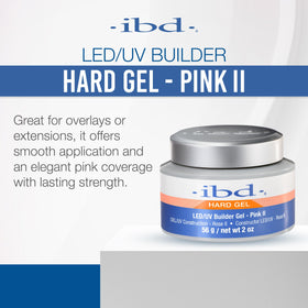 IBD Hard Gel Builder Gel Pink II texture close-up