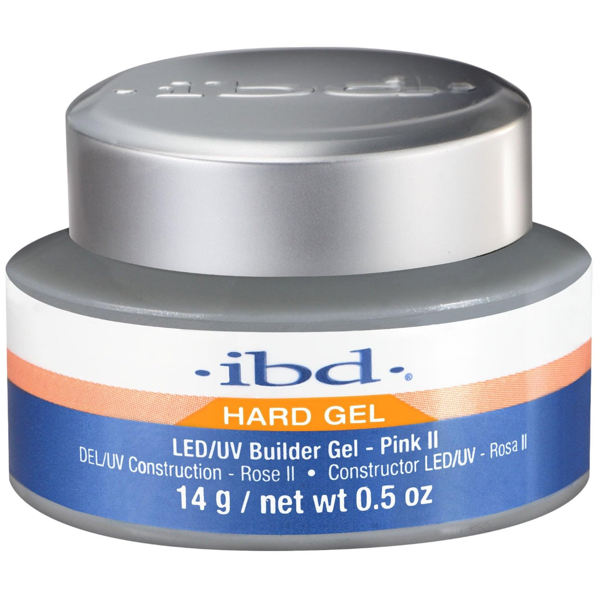 IBD Hard Gel Builder Pink II 0.5 oz front view
