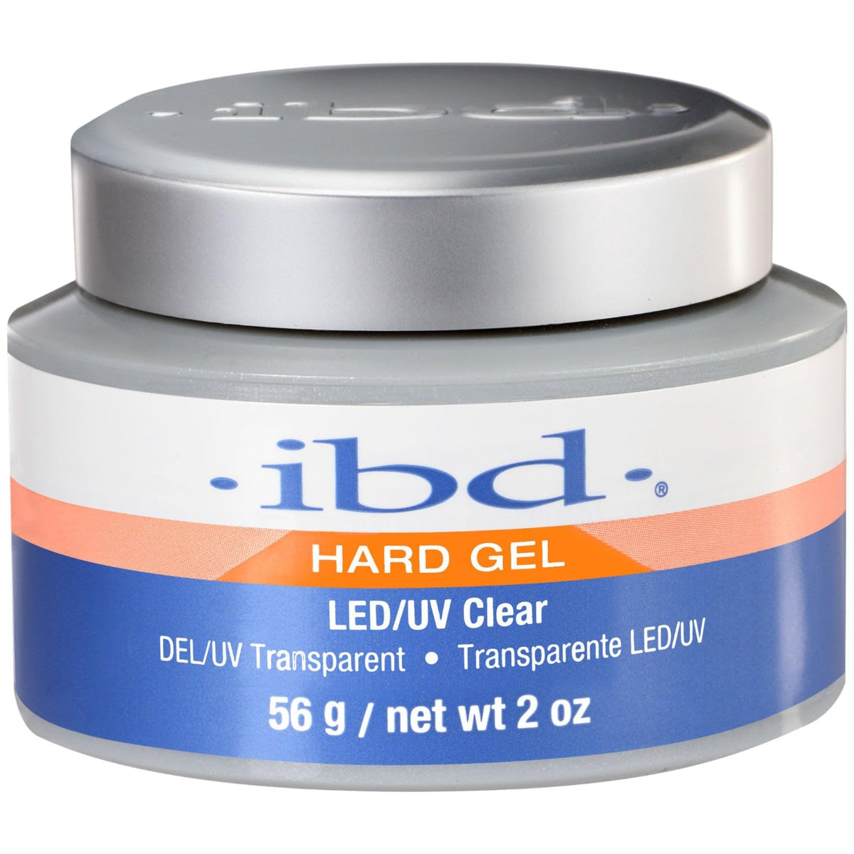 IBD Hard Gel Clear 2oz front view with packaging