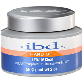 IBD Hard Gel Clear 2oz front view with packaging